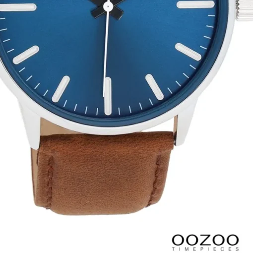 Oozoo Herren Armbanduhr OOZOO Timepieces Analog Leder braun UOC11400