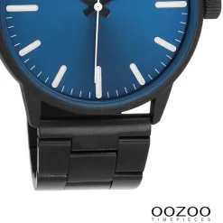 Oozoo Herren Armbanduhr OOZOO Timepieces Analog Edelstahl schwarz UOC11403