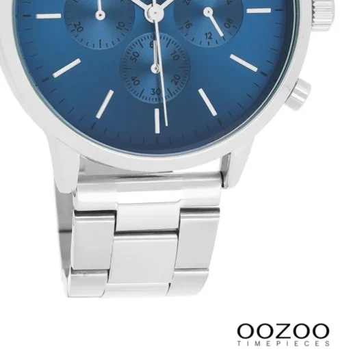 Oozoo Herren Armbanduhr OOZOO Timepieces Analog Edelstahl silber UOC11406
