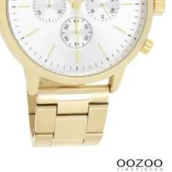 Oozoo Herren Armbanduhr OOZOO Timepieces Analog Edelstahl gold UOC11407