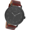 Oozoo Herren Armbanduhr Timepieces Analog Leder braun UOC9403A