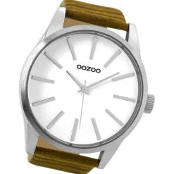 Oozoo Herren Armbanduhr Timepieces Analog Leder braun UOC9410A