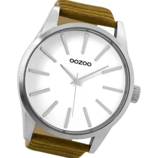 Oozoo Herren Armbanduhr Timepieces Analog Leder braun UOC9410A