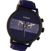 Oozoo Herren Armbanduhr Timepieces Analog Edelstahl dunkelblau UOC10515