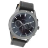 Oozoo Herren Armbanduhr Timepieces C10803 Analog Leder schwarz UOC10803