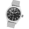 Oozoo Herren Armbanduhr Timepieces C10958 Analog Metall Mesh silber UOC10958