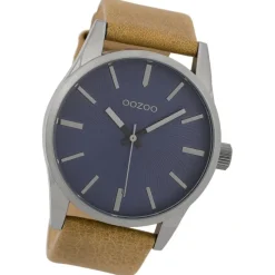 Oozoo Herren Armbanduhr Timepieces Analog Leder braun UOC9625A