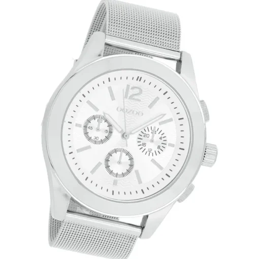 Oozoo Herren Armbanduhr Timepieces Analog Metall silber UOC2355A