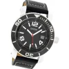 Oozoo Herren Armbanduhr Timepieces Analog Leder schwarz UOC2594A
