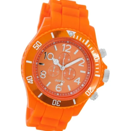 Oozoo Herren Armbanduhr Timepieces Analog Silikon orange UOC4836A