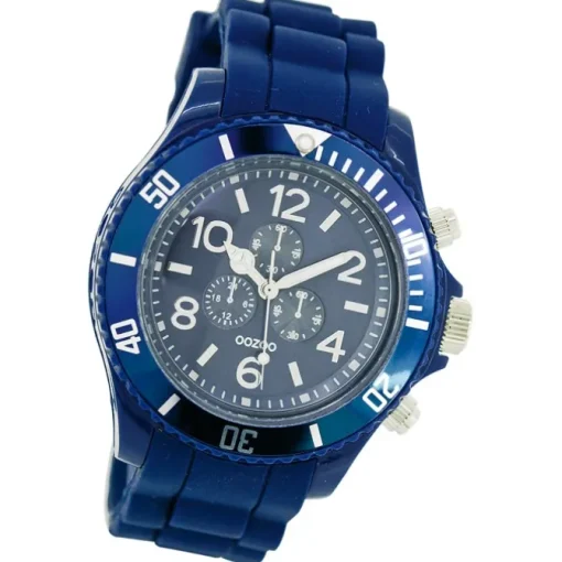 Oozoo Herren Armbanduhr Timepieces Analog Silikon dunkelblau UOC4838A
