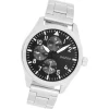Oozoo Herren Armbanduhr Timepieces Analog Metallband silber UOC11506