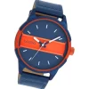 Oozoo Herren Armbanduhr Timepieces Analog Leder blau UOC11232