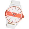Oozoo Herren Armbanduhr Timepieces Analog Leder weiß UOC11316