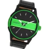 Oozoo Herren Armbanduhr Timepieces Analog Leder schwarz UOC11234