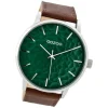 Oozoo Herren Armbanduhr Timepieces C9441 Quarzwerk Leder braun UOC9441