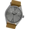 Oozoo Herren Armbanduhr Timepieces Analog Leder braun UOC10022