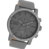 Oozoo Herren Armbanduhr Timepieces Analog Leder dunkelgrau UOC11312