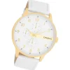 Oozoo Herren Armbanduhr Timepieces Analog Metall weiß UOC11305