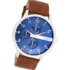 Oozoo Herren Armbanduhr Timepieces Analog Metall braun UOC11306