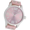 Oozoo Herren Armbanduhr Timepieces Analog Leder rosa UOC1008A