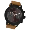 Oozoo Herren Armbanduhr Timepieces C10806 Analog Leder braun UOC10806