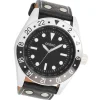 Oozoo Herren Armbanduhr Timepieces Analog Leder schwarz UOC2299A