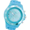 Oozoo Herren Armbanduhr Timepieces Analog Silikon hellblau UOC4824A