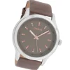 Oozoo Herren Armbanduhr Timepieces Analog Leder braun UOC7433A