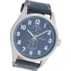 Oozoo Herren Armbanduhr Timepieces Analog Leder blau UOC8222A