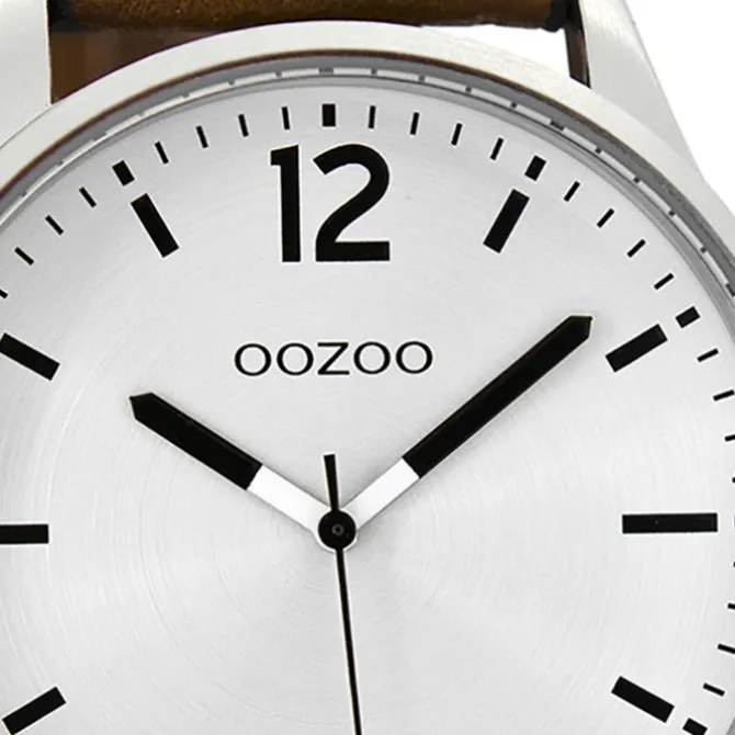 Oozoo Herren Armbanduhr Timepieces Analog Leder braun UOC9045A