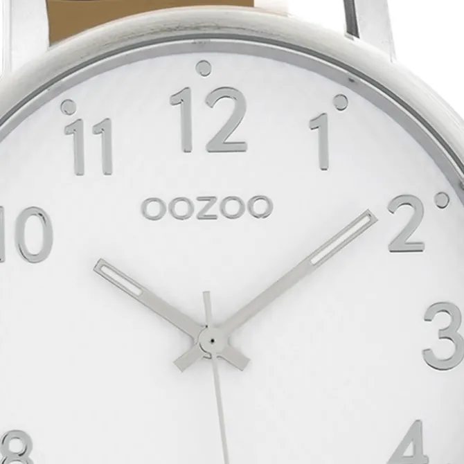 Oozoo Herren Armbanduhr Timepieces Analog Leder braun UOC9401A