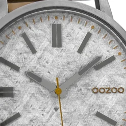 Oozoo Herren Armbanduhr Timepieces Analog Leder braun UOC9405A