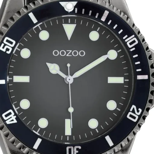 Oozoo Herren Armbanduhr Timepieces C11013 Analog Edelstahl silber UOC11013