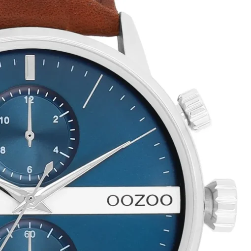 Oozoo Herren Armbanduhr Timepieces Analog Leder braun UOC11221