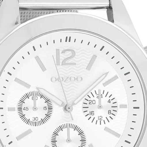 Oozoo Herren Armbanduhr Timepieces Analog Metall silber UOC2355A