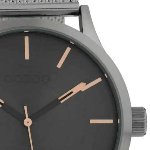 Oozoo Herren Armbanduhr Timepieces C10056 Quarz Stahl silber UOC10056