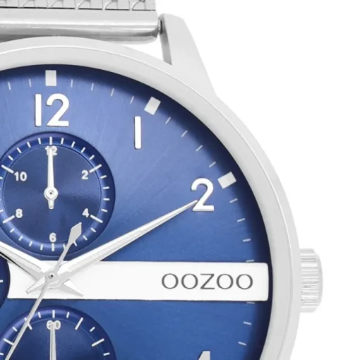 Oozoo Herren Armbanduhr Timepieces Analog Metall silber UOC11300