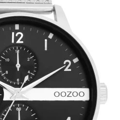 Oozoo Herren Armbanduhr Timepieces Analog Metall silber UOC11301