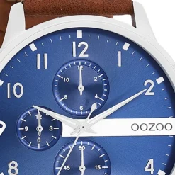 Oozoo Herren Armbanduhr Timepieces Analog Metall braun UOC11306