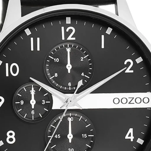 Oozoo Herren Armbanduhr Timepieces Analog Metall schwarz UOC11309