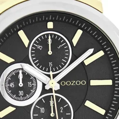 Oozoo Herren Armbanduhr Timepieces Analog Leder gelb UOC6065A