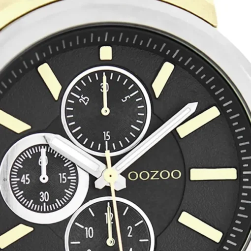 Oozoo Herren Armbanduhr Timepieces Analog Leder gelb UOC6065A