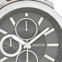 Oozoo Herren Armbanduhr Timepieces Analog Leder grün UOC6066A