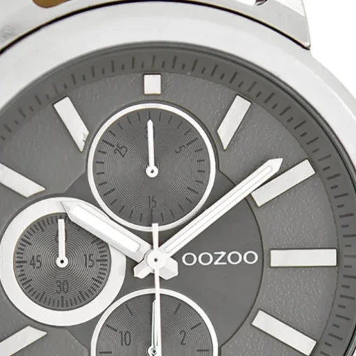 Oozoo Herren Armbanduhr Timepieces Analog Leder grün UOC6066A