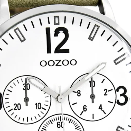Oozoo Herren Armbanduhr Timepieces Analog Leder beige UOC7046A