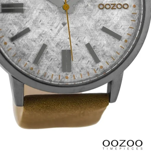 Oozoo Herren Armbanduhr Timepieces Analog Leder braun UOC9405A