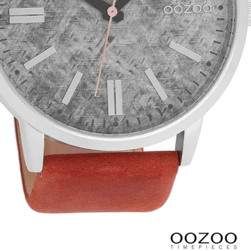 Oozoo Herren Armbanduhr Timepieces Analog Leder braun UOC9407A