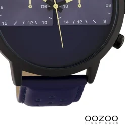 Oozoo Herren Armbanduhr Timepieces Analog Edelstahl dunkelblau UOC10515