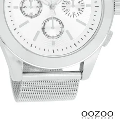 Oozoo Herren Armbanduhr Timepieces Analog Metall silber UOC2355A